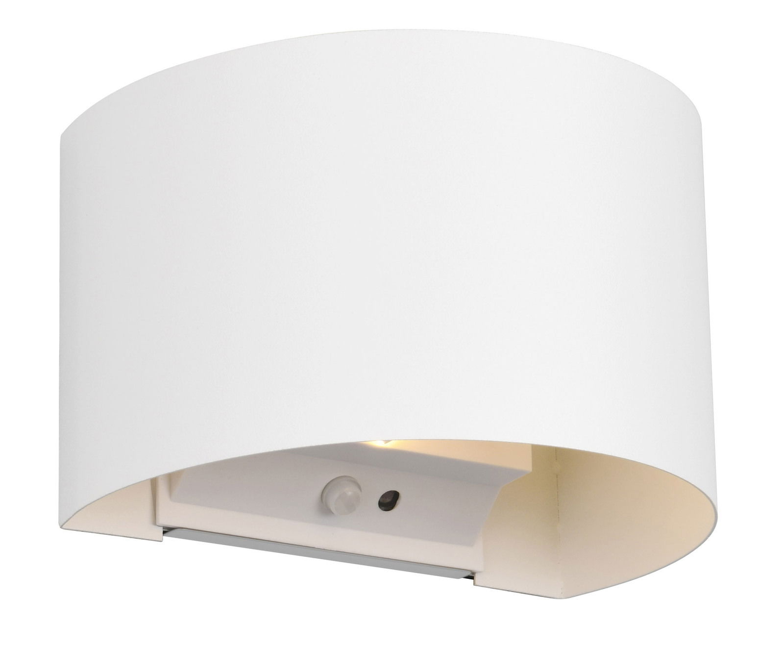 Weiße Akku Wandleuchte TALENT, seitliche Perspektive