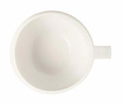 Weiße Kaffeetasse NewMoon 180ml, Ansicht von oben