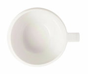 Witte koffiekop NewMoon 180 ml, bovenaanzicht