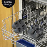 Eiswürfelform in einem Geschirrspüler, leicht zu reinigen, Perspektive von oben