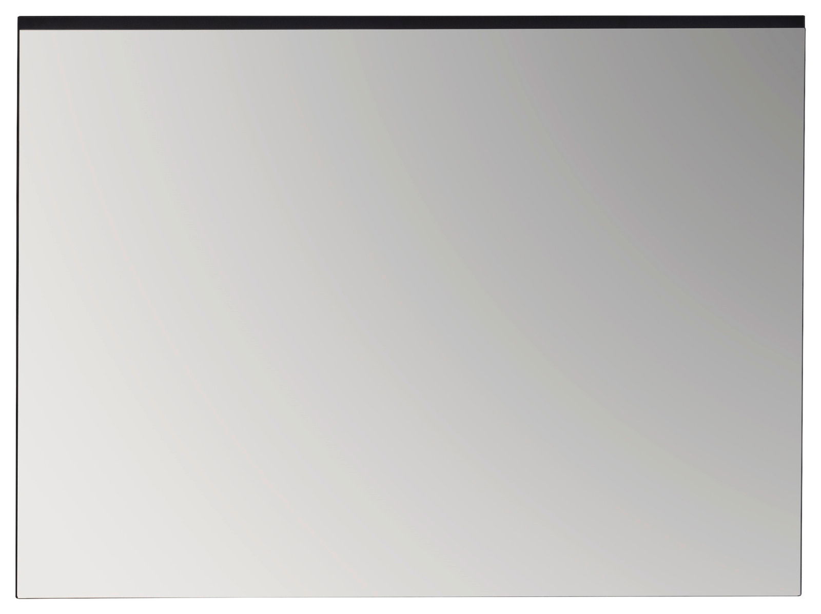 Moderano Spiegel ALMADA Moderner rechteckiger Spiegel mit schwarzem Rahmen, Frontalansicht