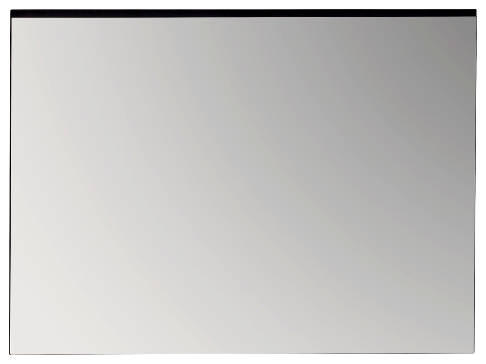 Moderano Spiegel ALMADA Moderner rechteckiger Spiegel mit schwarzem Rahmen, Frontalansicht