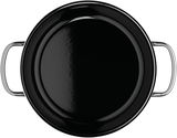 Schwarze Schmorpfanne Professional 28cm mit zwei Griffen, Ansicht von oben