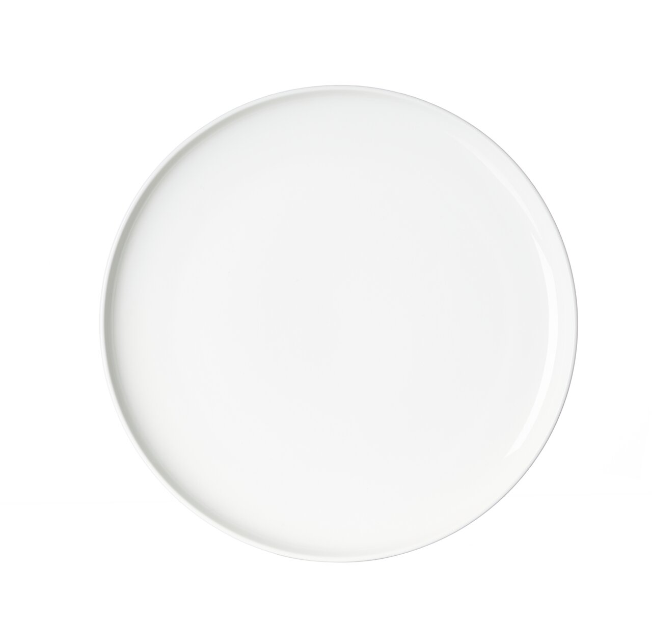 Weißer Speiseteller Skagen, 26,5 cm, Draufsicht