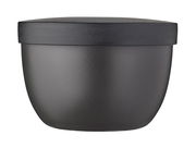 Schwarzer Snackpot Mepal Ellipse, seitliche Ansicht