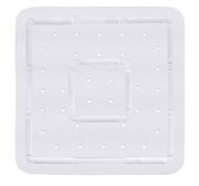 Duscheinlage Florida in quadratischer Form mit rutschfester Oberfläche und Löchern, Draufsicht