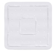 Duscheinlage Florida in quadratischer Form mit rutschfester Oberfläche und Löchern, Draufsicht