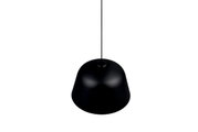 Zwarte hanglamp vanuit vogelperspectief