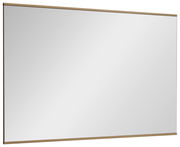 Rechteckiger Spiegel mit schmalem Rahmen, seitliche Perspektive
