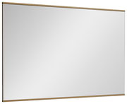 Rechteckiger Spiegel mit schmalem Rahmen, seitliche Perspektive
