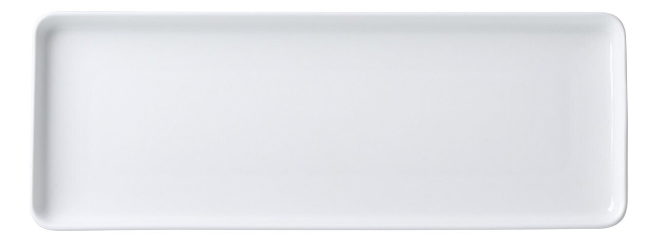 Ritzenhoff & Breker Servierplatte SKAGEN Rechteckige weiße Platte Skagen, 20,5x7,5cm, Draufsicht