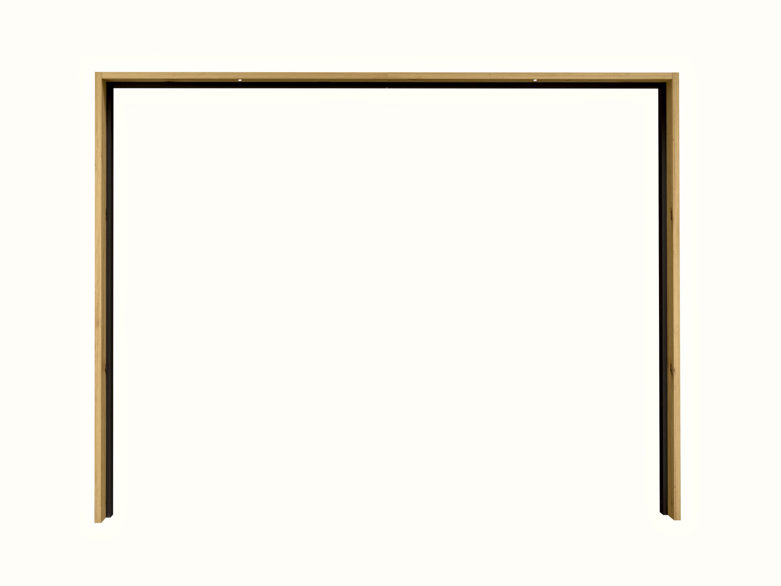 Holzrahmen in Frontalansicht, geeignet für Passepartout