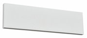 Moderne Wandleuchte Concha in rechteckiger Form, seitliche Perspektive