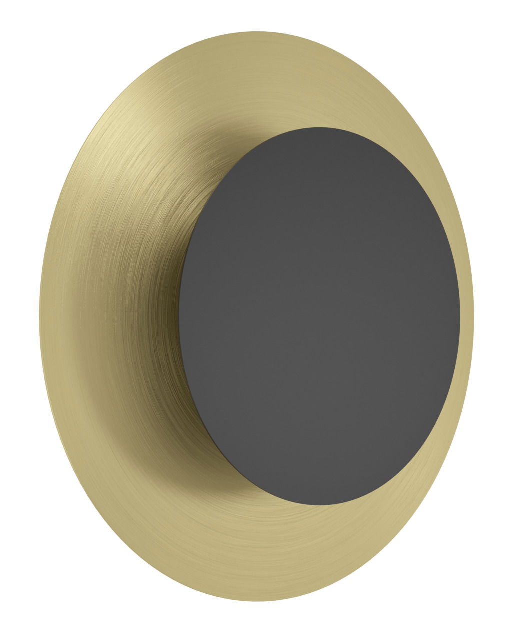 Eglo Leuchten Wandleuchte TOCINA Moderne Wandleuchte TOCINA in goldener und schwarzer Optik, seitliche Perspektive