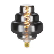 Gloeilamp met spiraalvormige gloeidraad, zijaanzicht