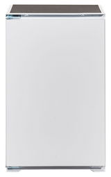 Frontansicht eines weißen Küchenschranks, Teil der MID.YOU Single-Küche 160 JAZZ.