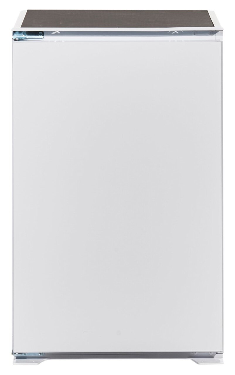 Frontansicht eines weißen Küchenschranks, Teil der MID.YOU Single-Küche 160 JAZZ.