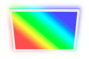 LED-Deckenleuchte mit Regenbogenfarben, Ansicht von unten