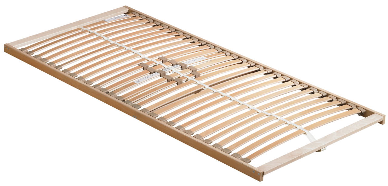 Federleistenrost Comfort aus Holz, schräg von oben fotografiert