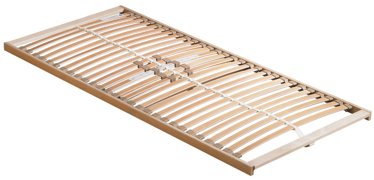 Federleistenrost Comfort aus Holz, schräg von oben fotografiert