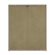 Aktenschrank mit zwei Türen in Frontansicht