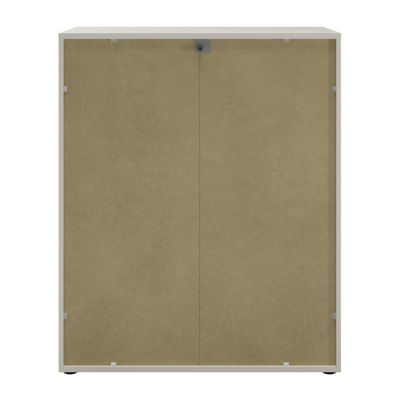 Aktenschrank mit zwei Türen in Frontansicht