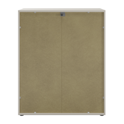 Aktenschrank mit zwei Türen in Frontansicht