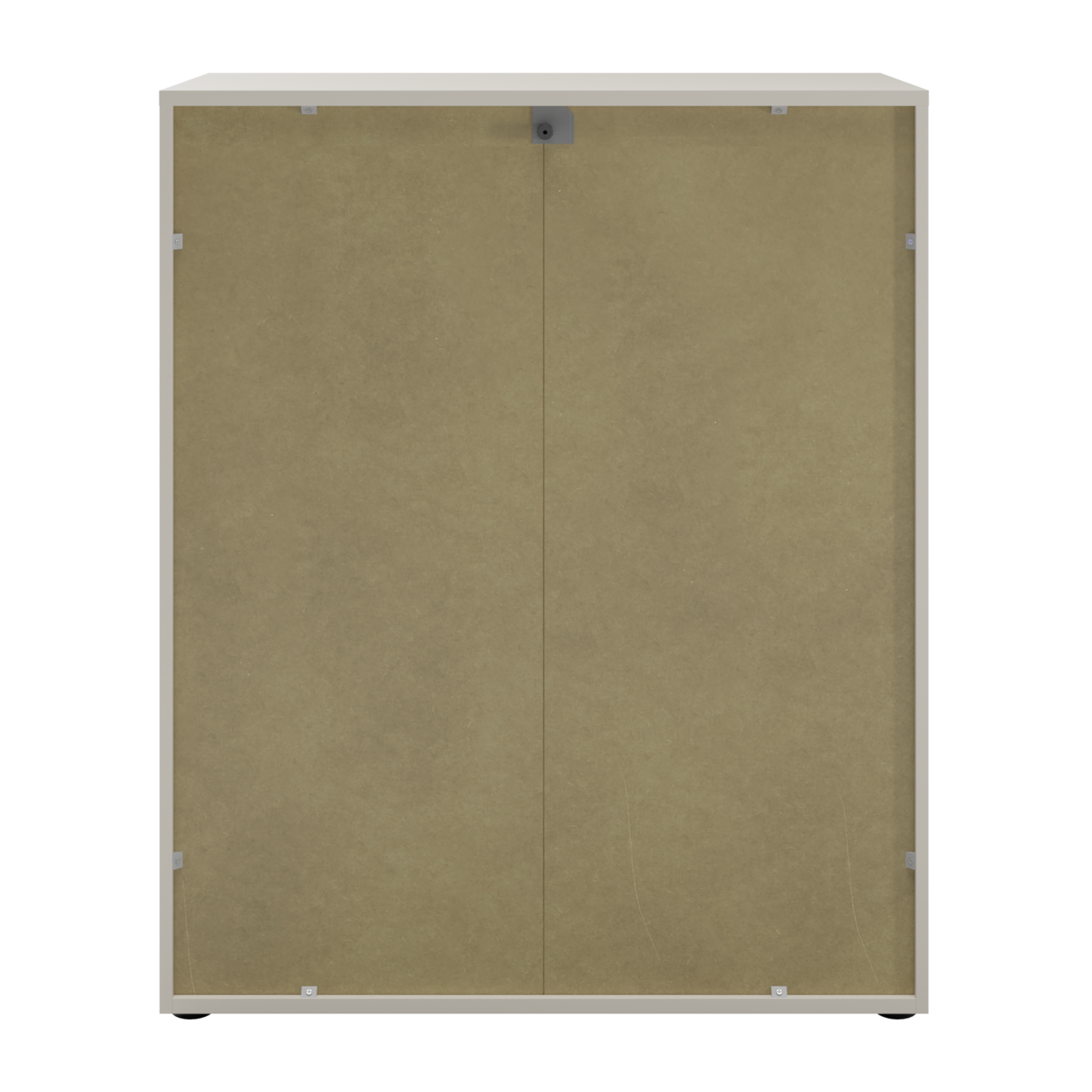 Aktenschrank mit zwei Türen in Frontansicht