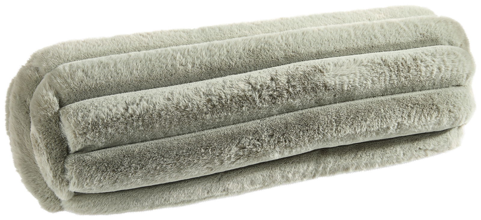 Fellkissenhülle in zylindrischer Form, seitliche Perspektive