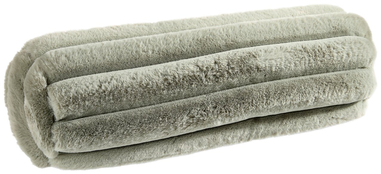 Fellkissenhülle in zylindrischer Form, seitliche Perspektive