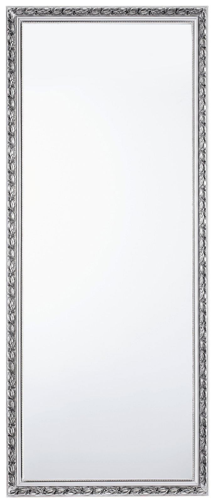 Landscape Spiegel ca. 70x170 cm LISSI Rechteckiger Spiegel mit verziertem silbernem Rahmen, frontal betrachtet