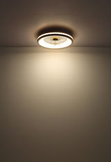 Deckenventilator Globo Lighting GATIAN mit Beleuchtung, von unten betrachtet