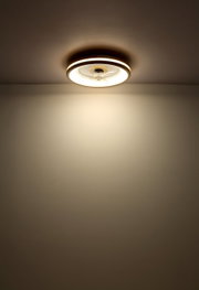 Globo Lighting GATIAN plafondventilator met verlichting, gezien van onderaf