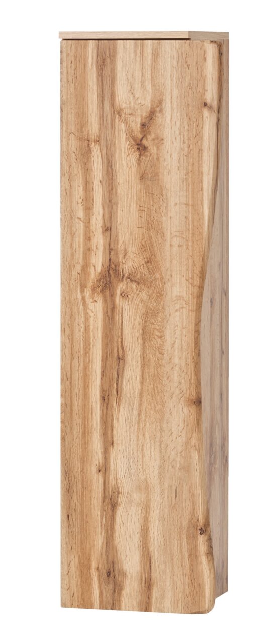 Midischrank aus Holz in Frontansicht mit natürlicher Holzmaserung