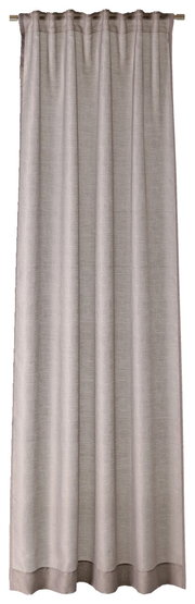 Vorhang in umbra Farbe mit Allover-Muster, frontal fotografiert