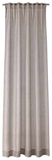 Vorhang in umbra Farbe mit Allover-Muster, frontal fotografiert