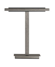 Moderne LED-Tischleuchte BEN in minimalistischer T-Form, frontal abgebildet.
