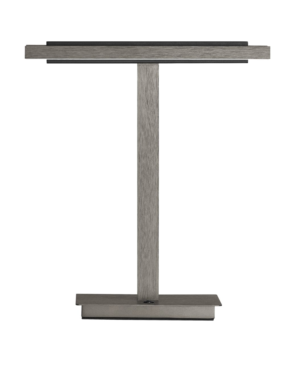Moderne LED-Tischleuchte BEN in minimalistischer T-Form, frontal abgebildet.