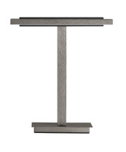 Moderne LED-Tischleuchte BEN in minimalistischer T-Form, frontal abgebildet.