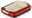 Zwei rechteckige Auflaufformen von Le Creuset in Rot und Creme, ineinander gestapelt, aus einer leicht schrägen Vogelperspektive.