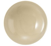 Suppenteller 22,5cm in sandbeige, Ansicht von oben