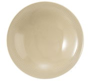 Suppenteller 22,5cm in sandbeige, Ansicht von oben