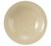 Suppenteller 22,5cm in sandbeige, Ansicht von oben