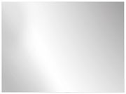 Rechteckiger Spiegel in Frontalansicht mit glatter, reflektierender Oberfläche.