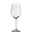 Elegantes Weissweinglas Chateau mit filigranem Muster, seitliche Ansicht