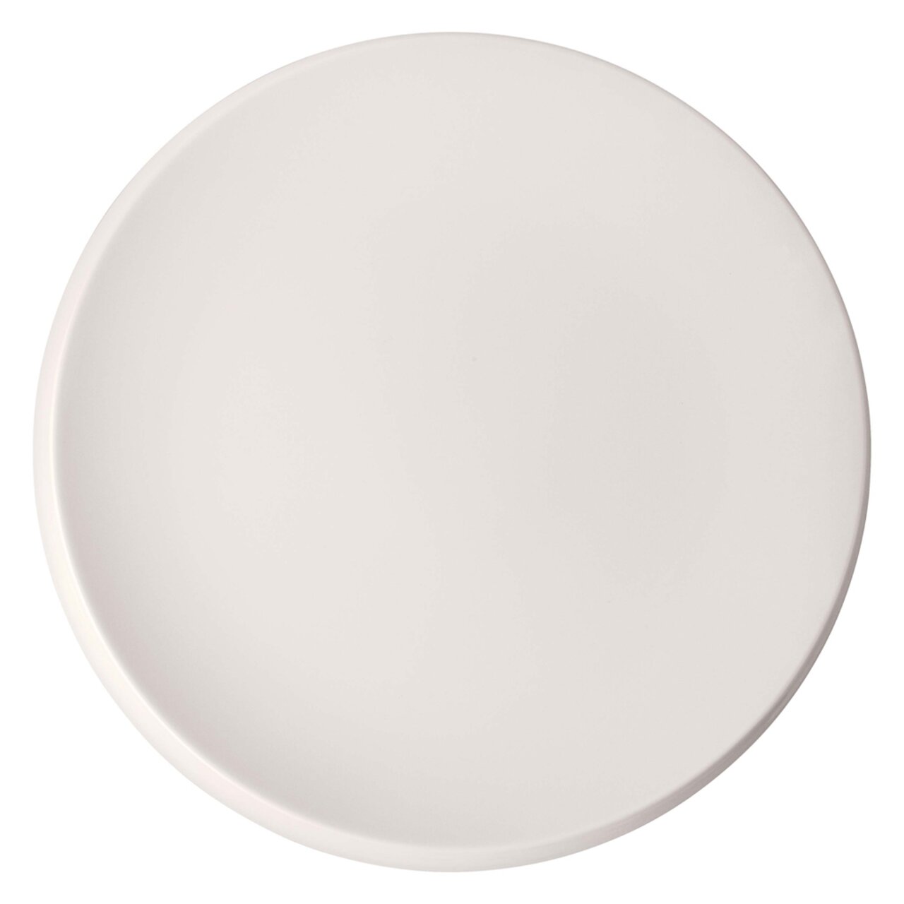 Weißer Gourmetteller NewMoon 32cm, Draufsicht