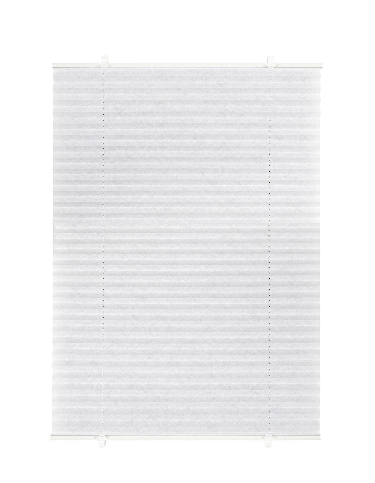 BOXXX Plissee gefädelt Plissee gefädelt 90x130cm in Frontalansicht