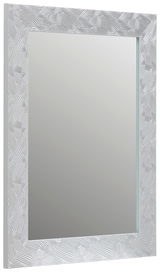 Spiegel mit dekorativem Rahmen in einer schrägen Perspektive, ca. 55x70 cm, Modell FINN von Carryhome