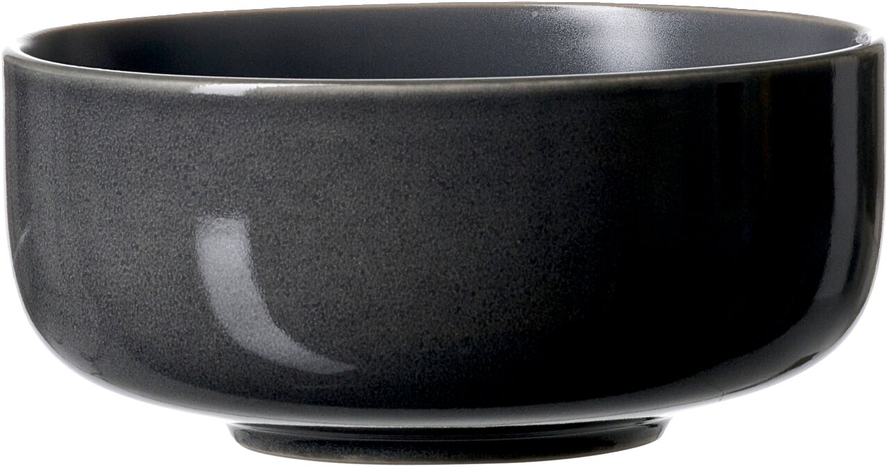 Ritzenhoff & Breker Müslischale TOLEDO Dunkle Müslischale aus Keramik, seitliche Perspektive