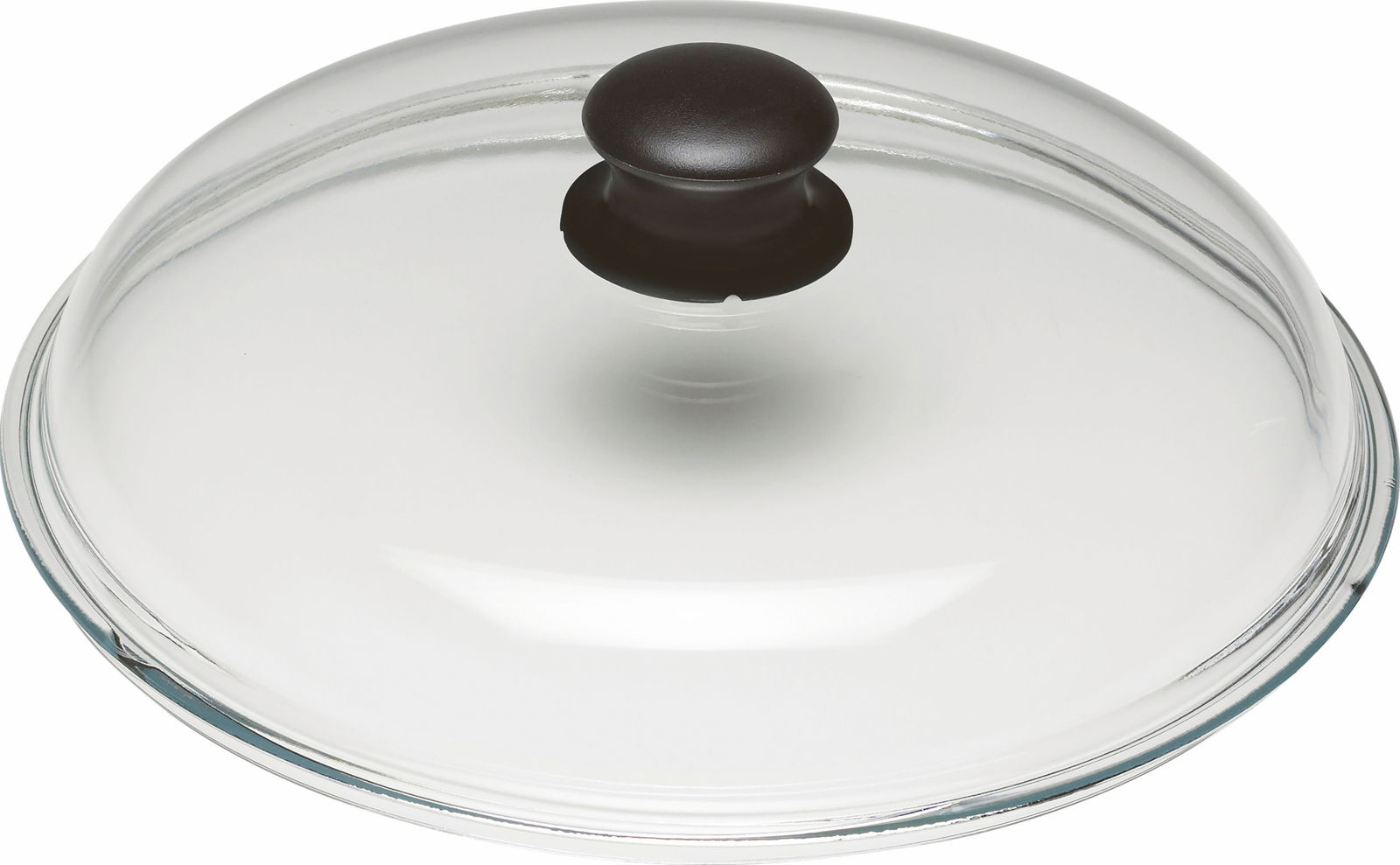 BALLARINI Glasdeckel Glasdeckel mit schwarzem Griff, Draufsicht